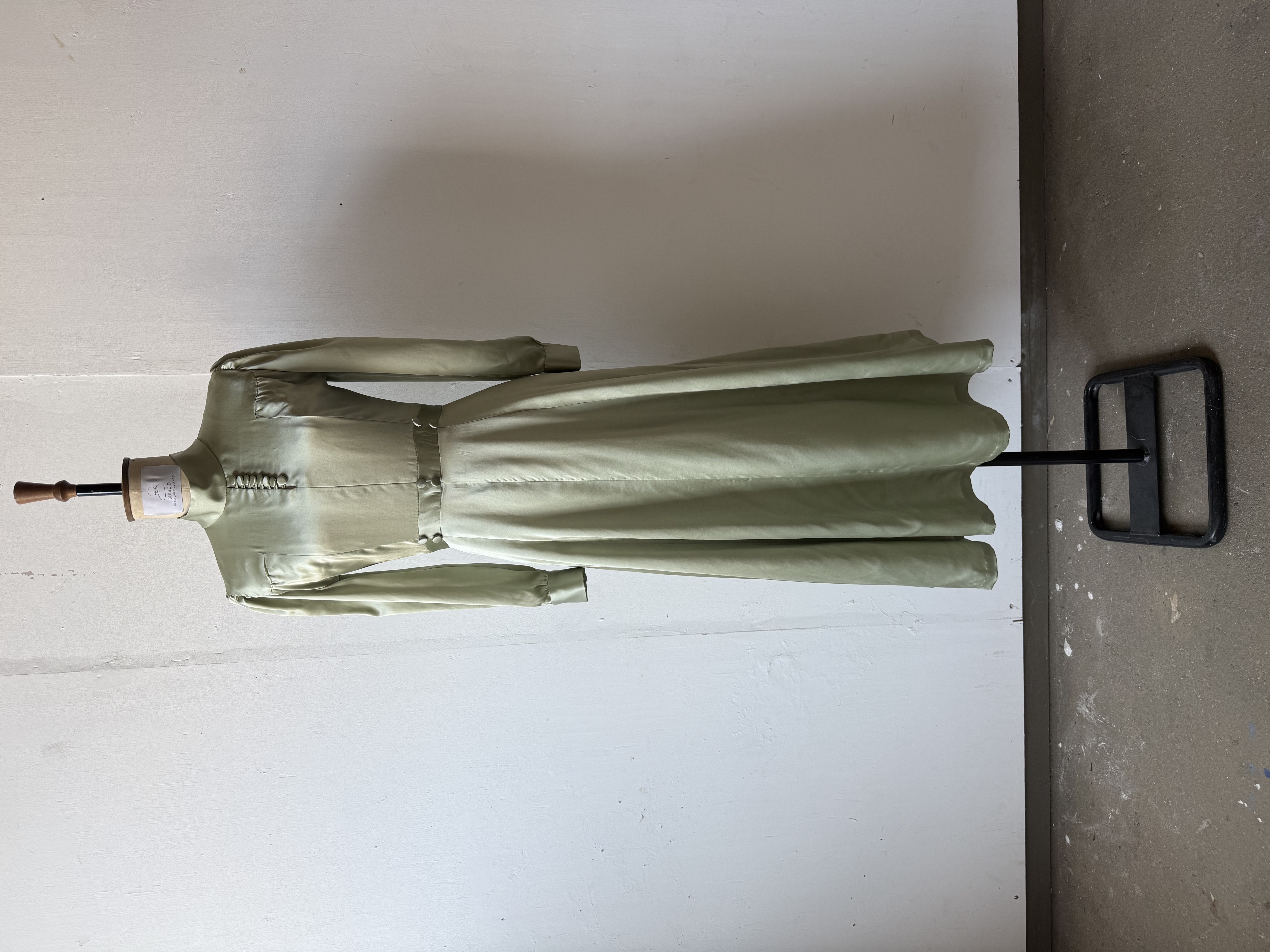 Green Silk Royal Ascot Dress for Bespoke