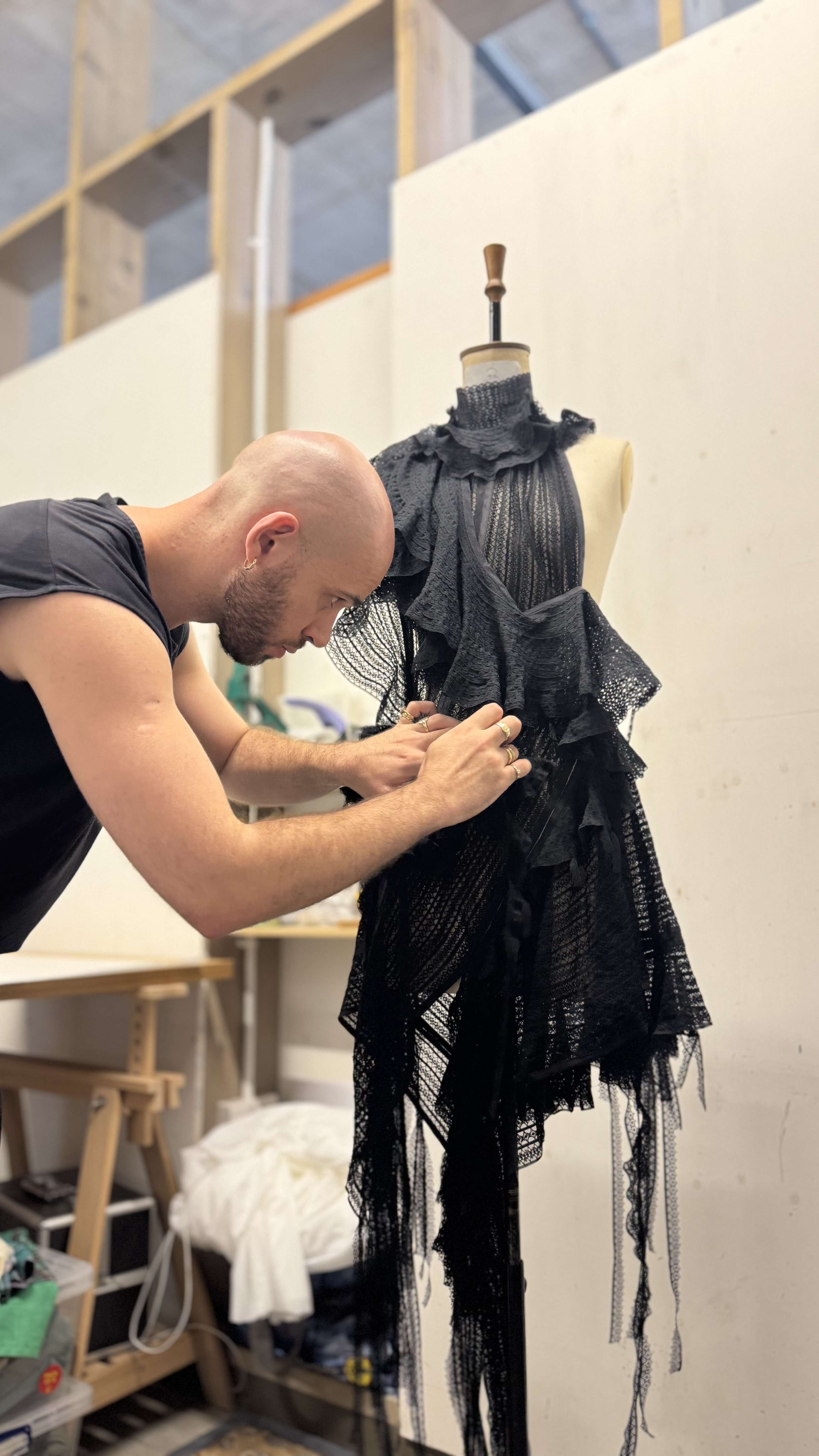 Work at Buiseid's East London garment studio — image 2