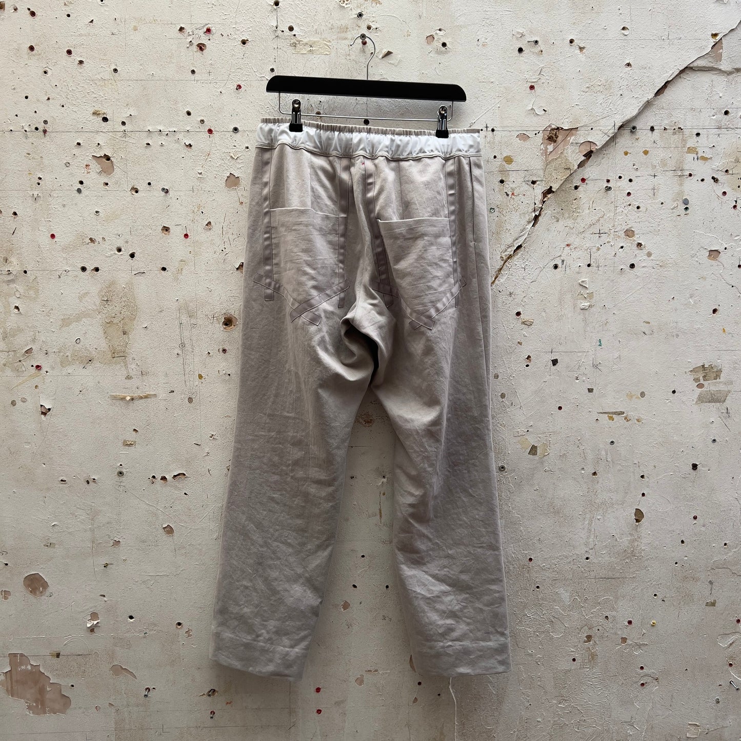 Floral Applique Grey Trouser