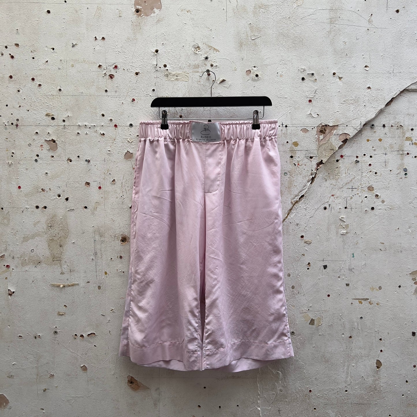 Dyed Pink Bamboo Shorts